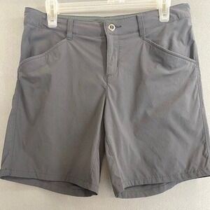 Patagonia Womens 6 Quandary Gray Hiking Shorts Lightweight Technical Outdoor